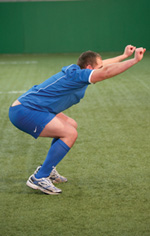 World Rugby Passport - Overhead Squat test set-up