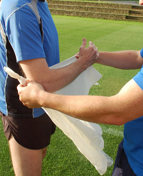 World Rugby Passport - Broad arm sling